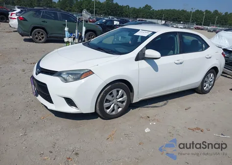 2016 Toyota Corolla Le z USA, uszkodzony, nr VIN 5YFBURHE6GP552104